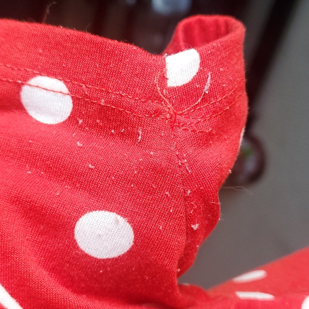 LuLaRoe Red/White T-Shirt (M) - Picture 3 of 4